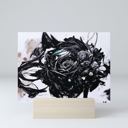 Black Roses - Abstract Art Take Three Mini Art Print