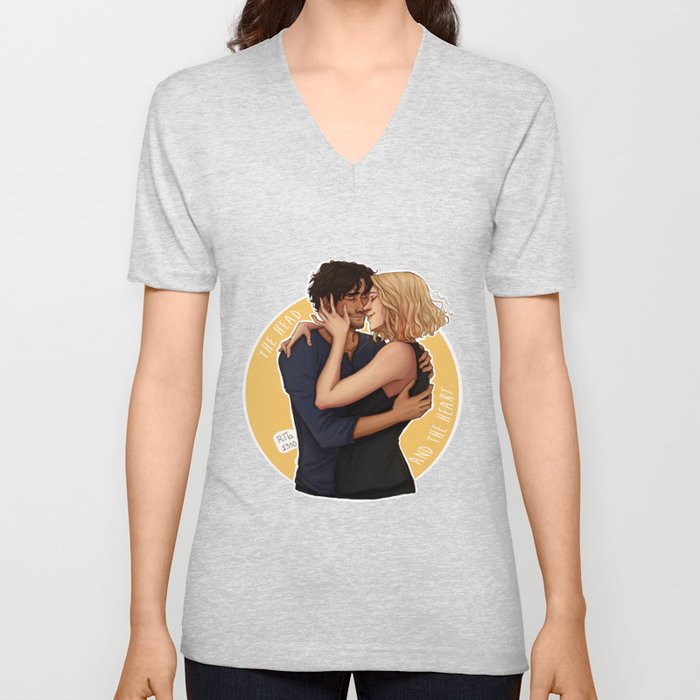 The Head and the Heart V Neck T Shirt