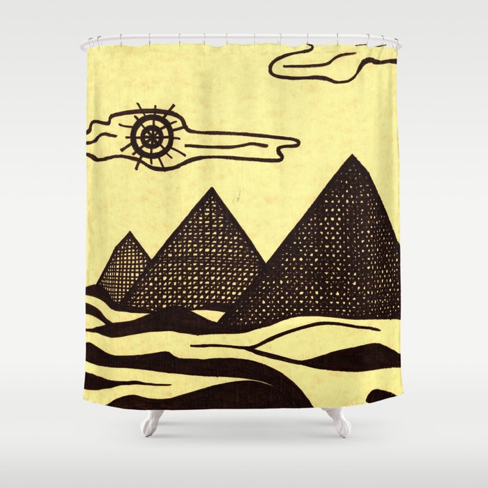 Egypt In 1 2 3 Shower Curtain By Ericaputis Society6