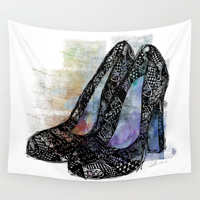 Pumps Wall Tapestry