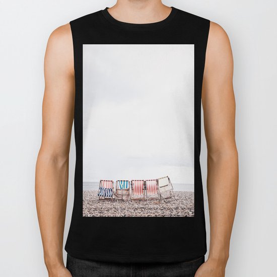 Stuff chairs beach Biker Tank