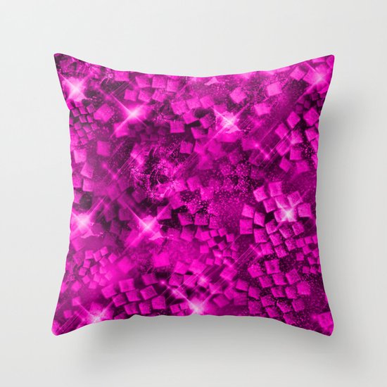 Dazzling Series (Pink) Throw Pillow