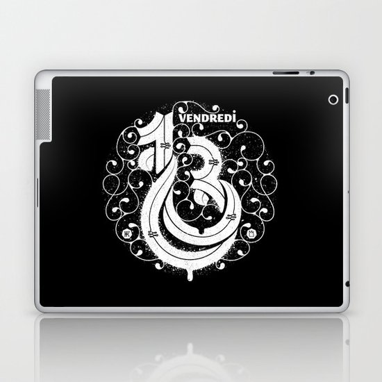 Vendredi 13 monogram Laptop & iPad Skin