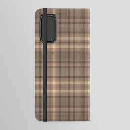 Earth tones (fall) plaid pattern Android Wallet Case