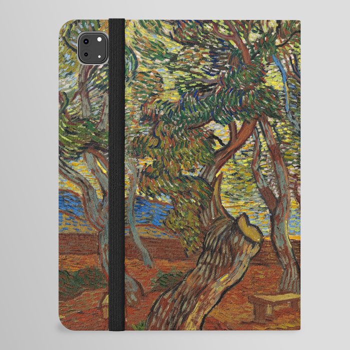 Garden of the Asylum, 1889 by Vincent van Gogh iPad Folio Case