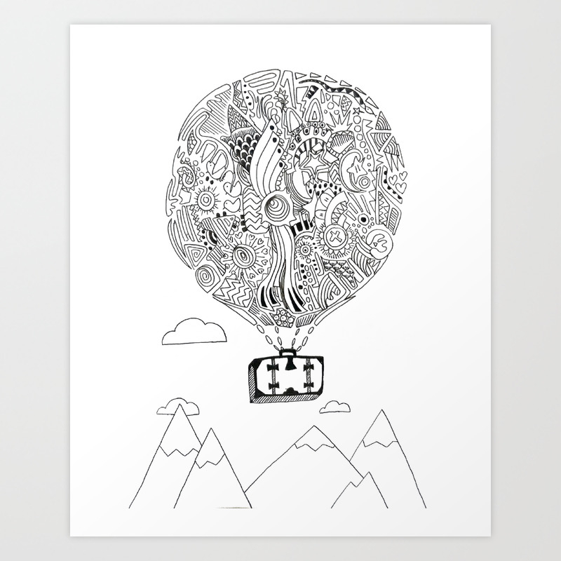 Suitcase Will Travel Art Print By Asprice Society6
