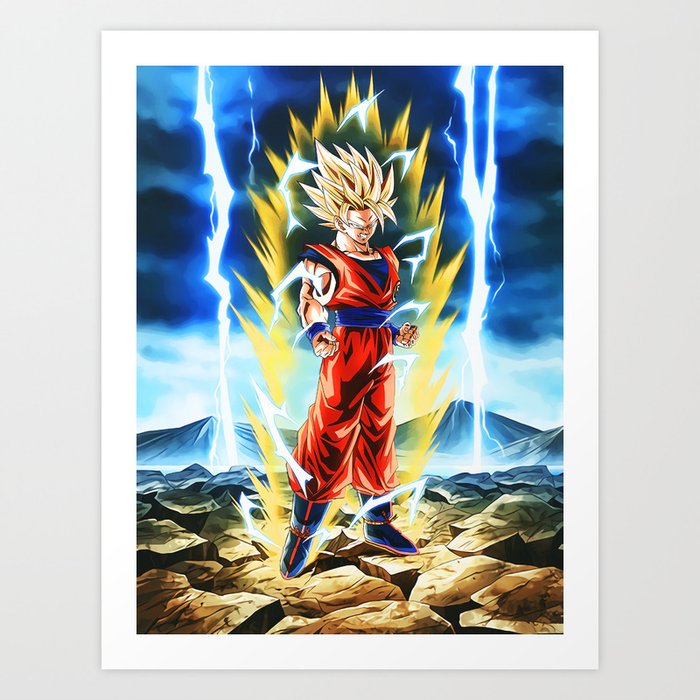Dragon Ball Son Goku Super Saiyan | Photographic Print