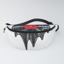 Melting vinyl / 3D render of vinyl record melting Fanny Pack