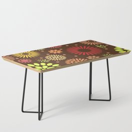 Floral Pattern Design Coffee Table