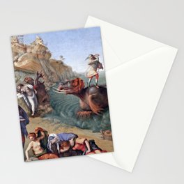 Perseus rescuing Andromeda from the Cracken Stationery Card