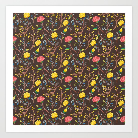 Korean Jogakbo Patchwork Print Art Print By Sera72fina Society6