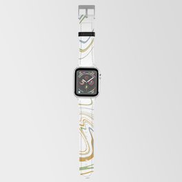 Natural trendy colors marble design Apple Watch Band