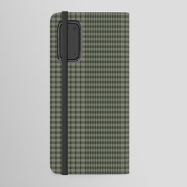 Green Plaid Tartan Textured Pattern Android Wallet Case
