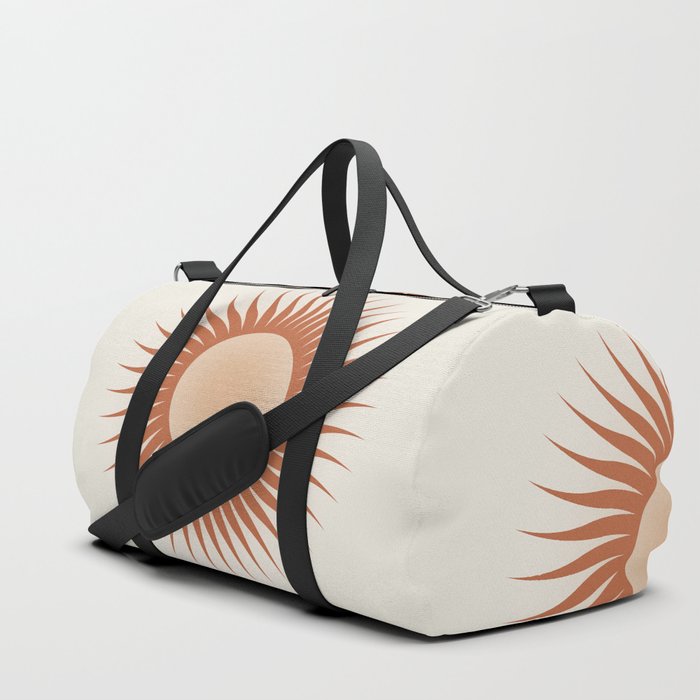 You Are The Morning Sun | Orange Sunshine Quote Duffle Bag