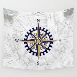 Ice Compass Wall Tapestry