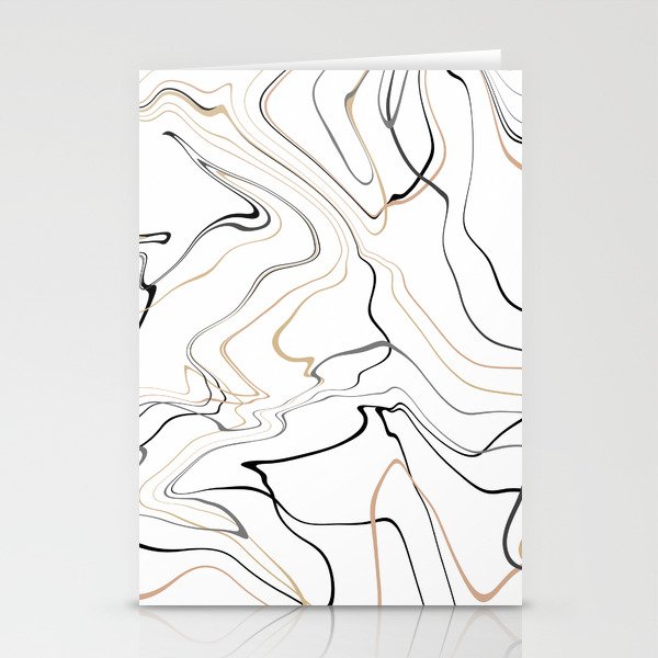Simple and functional marble design Stationery Cards