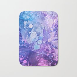 Madeleine - Purple and Blue Mysterious Abstract Art - Details in Pattern - Midnight Vibe Bath Mat