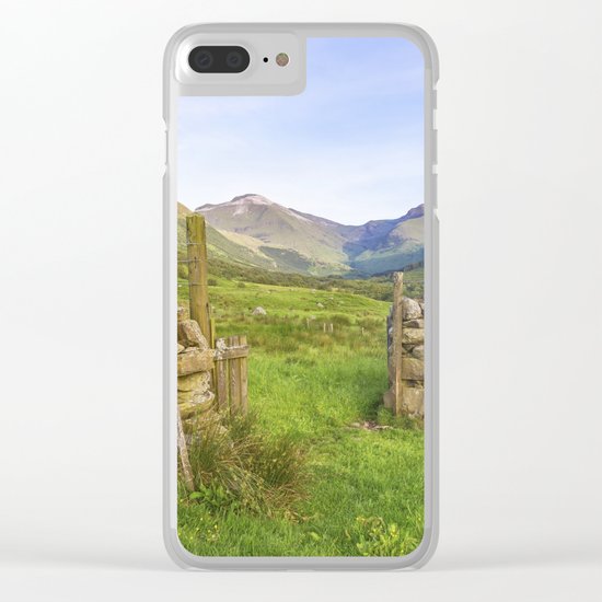 Ben Nevis Mountain Range Clear iPhone Case
