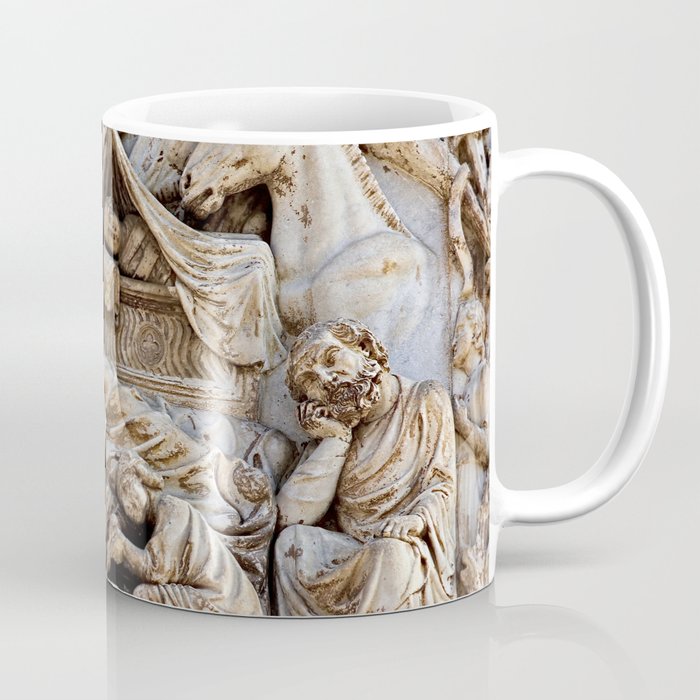 Orvieto Cathedral Relief Birth of Jesus Nativity Gothic Art Coffee Mug