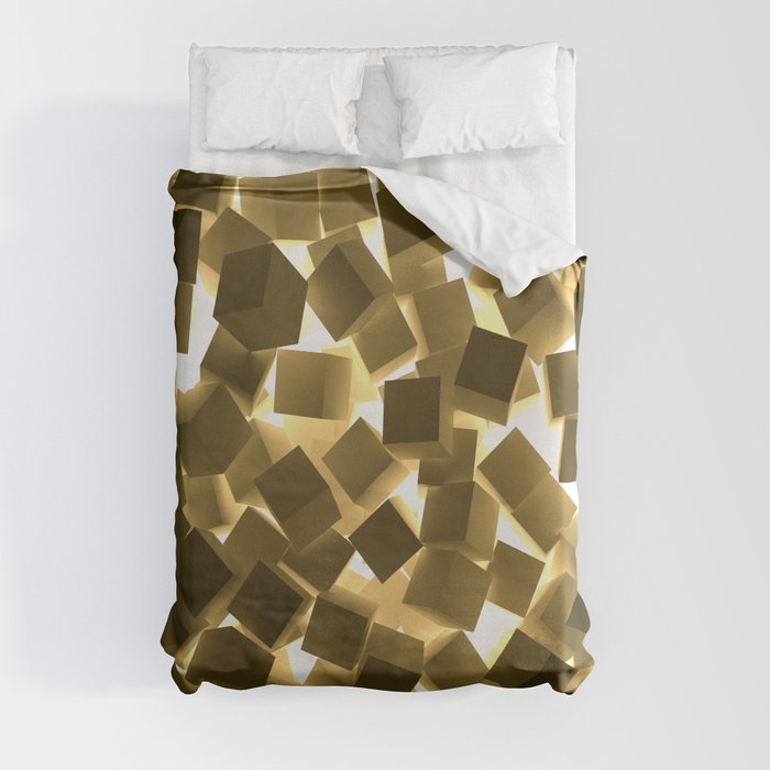 3D What Burns in Your Box? Duvet Cover