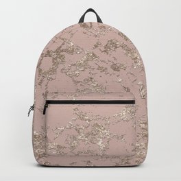 Blush Pink Marble Backpack