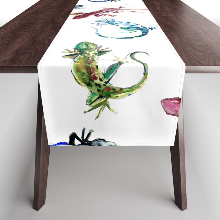 Lizards Table Runner