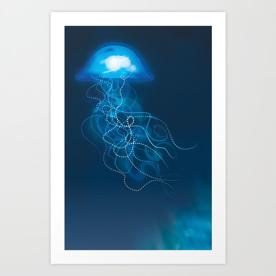 JellyFish Art Print