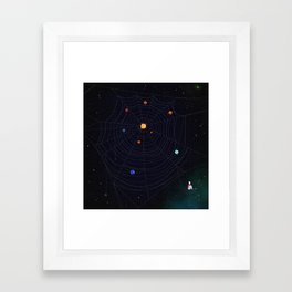 All Connected Framed Art Print | Space, Solar System, Nebula, Connected, Sun, Ufo, Venus, Jupiter, Earth, Planets 