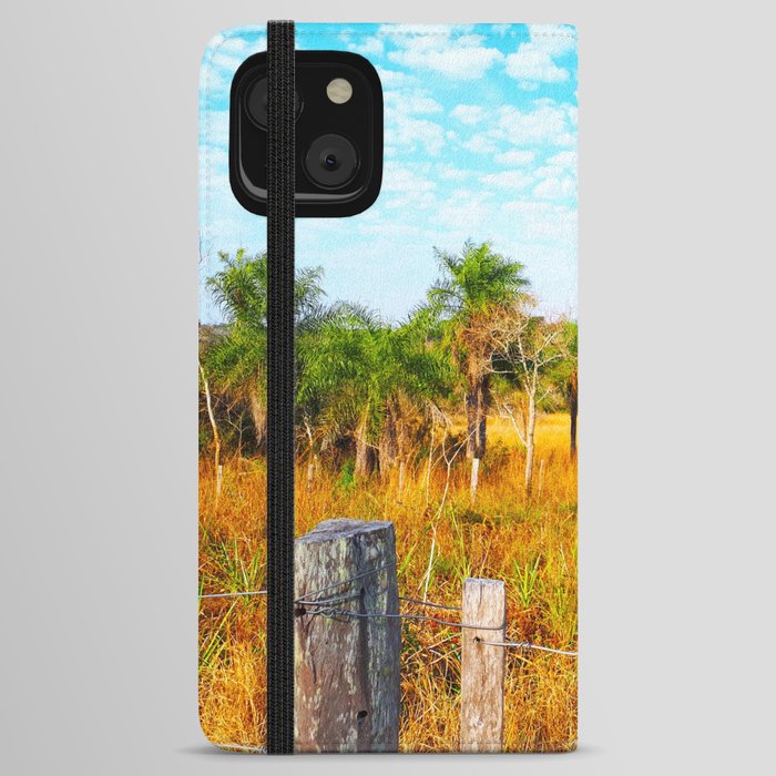 Palm trees iPhone Wallet Case
