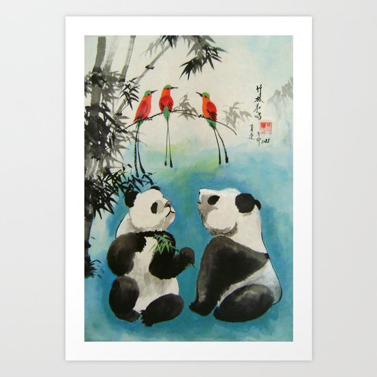 trio orchestra Art Print