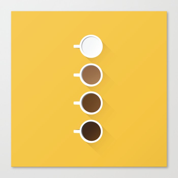 Coffee + Simplicity Canvas Print