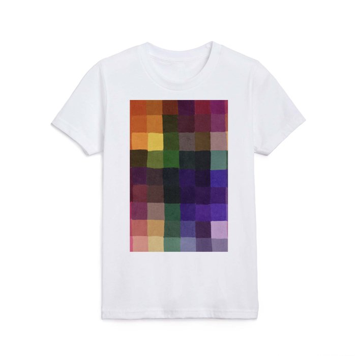 Rainbow mosaic Kids T Shirt