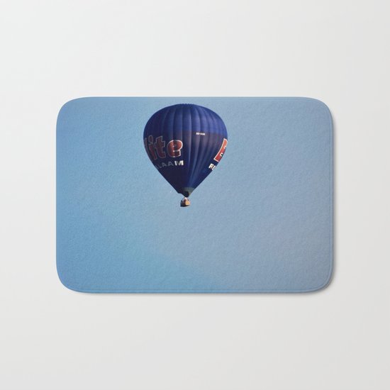 Blue air balloon Bath Mat