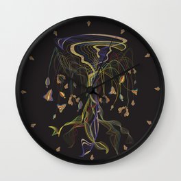 Three of life Wall Clock