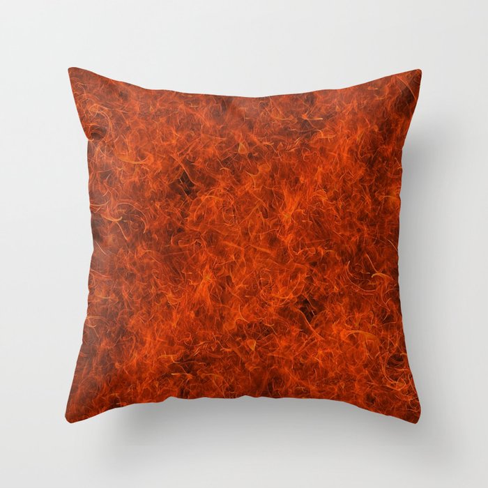 Hell Flames 2 Throw Pillow