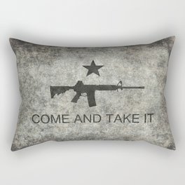 Come and Take it Flag with AR-15 Rectangular Pillow