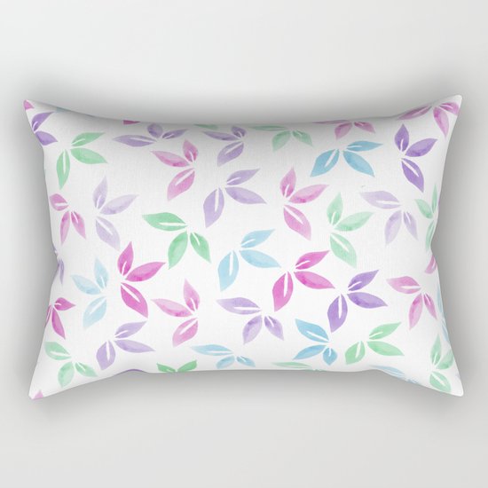 Flower Pattern VII Rectangular Pillow