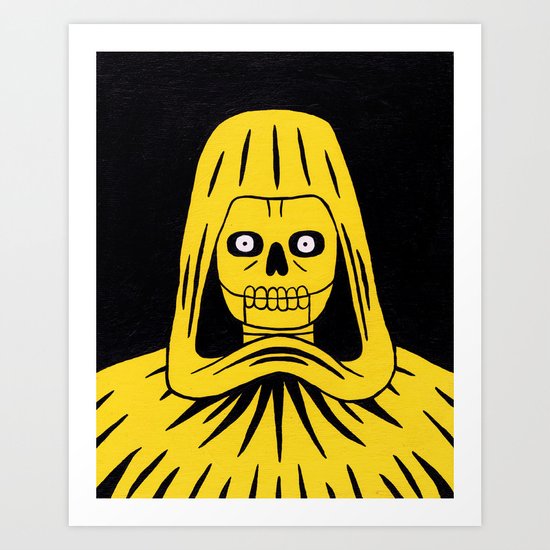 Yellow Death Art Print