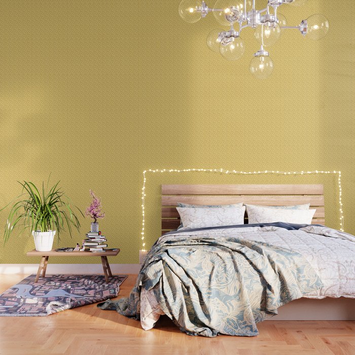 child pattern-pantone color-solid color-yellow Wallpaper