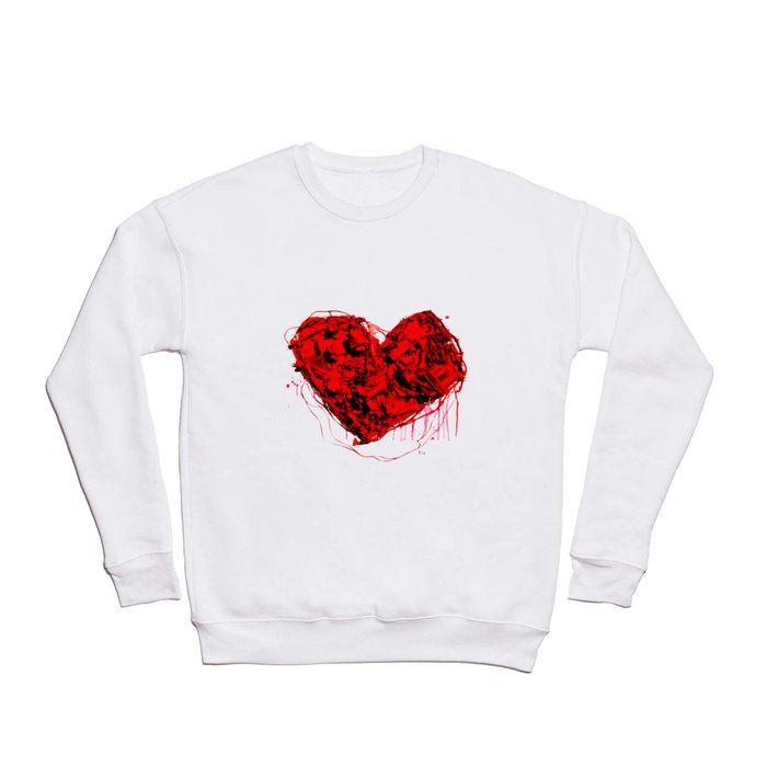 My Heart (all bloody, with like blood and stuff) Crewneck Sweatshirt