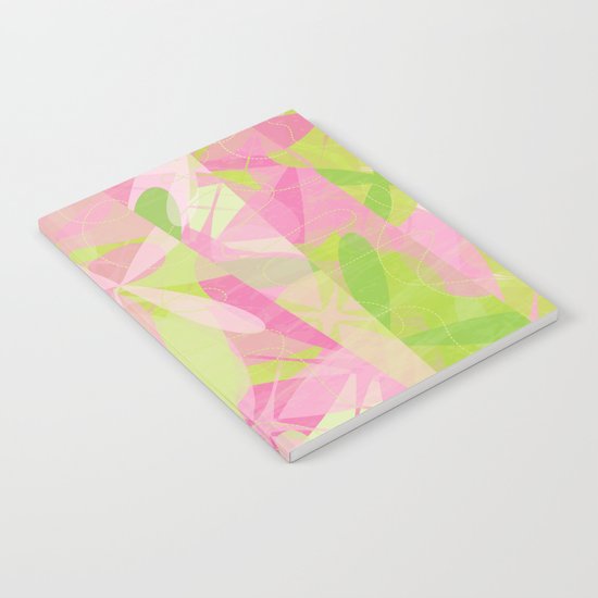 Abstract Floral Pattern - Spring Botanic Garden Notebook