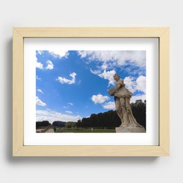 Statue & Sky Recessed Framed Print