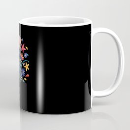 Otomi Style Floral Design Coffee Mug