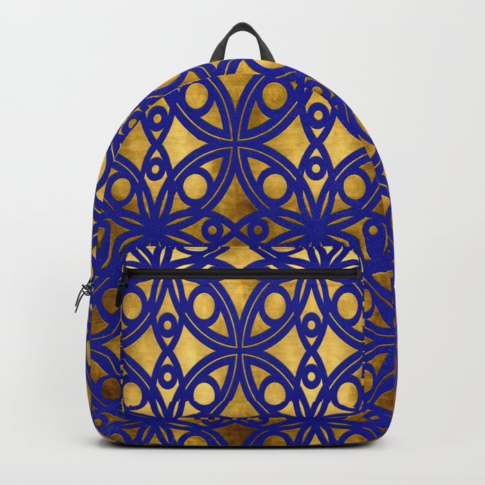 Mosaic in Blue & Gold Backpack