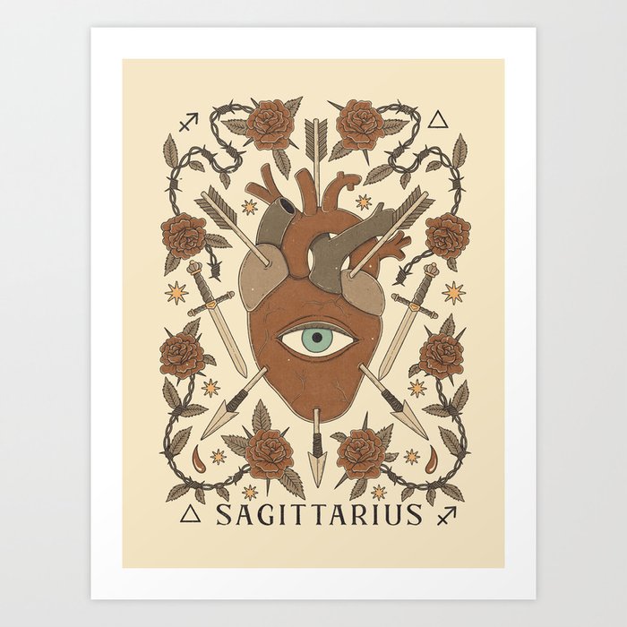 Sagittarius, The Archer Art Print