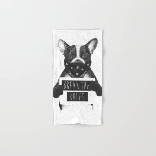 Rebel dog Hand & Bath Towel
