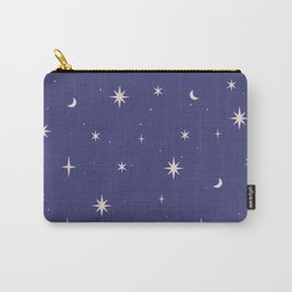 Starry night dark blue Carry-All Pouch