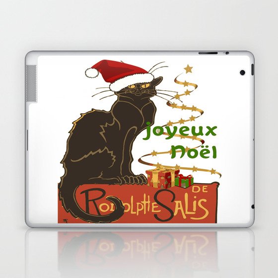 Joyeux Noel Le Chat Noir Christmas Parody Laptop Ipad Skin By Taiche Society6