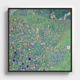 Gustav Klimt Italian GardenLand 1913 Framed Canvas