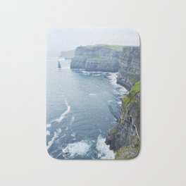 Moher Cliffs, breathtaking Ireland | Travel Photography Bath Mat | Ocean, Cliffs Of Moher, Photo, Irish, Landscape, Panoramic View, Moher Cliffs, Breathtaking, Moher, Color 